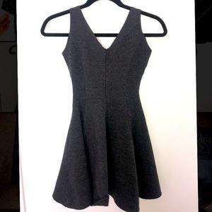 Grey A-Line Dress